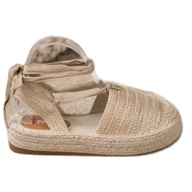 Seastar Sandales espadrilles nouées d'or Seastar Sandales espadrilles nouées d'or