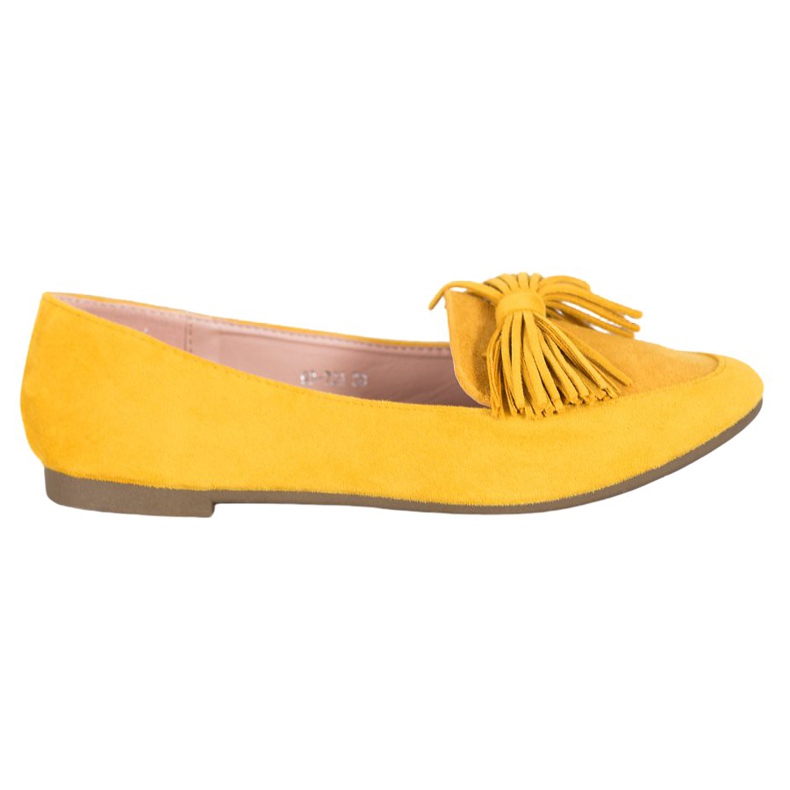 Nio Nio Mocassins à franges jaune