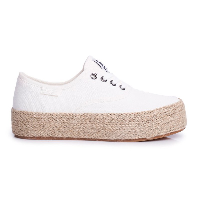 Espadrilles Femme Big Star Blanc FF274143 blanche Espadrilles Femme Big Star Blanc FF274143 blanche