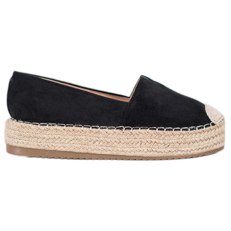 SHELOVET Espadrilles Sur La Plateforme le noir SHELOVET Espadrilles Sur La Plateforme le noir