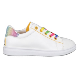 SHELOVET Chaussures de sport à la mode blanc