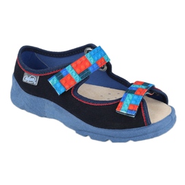 Chaussures enfant Befado 869X140 bleu marine