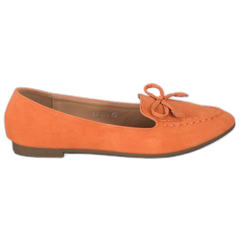 Nio Nio Mocassins Orange Confortables Nio Nio Mocassins Orange Confortables