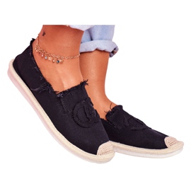 PS1 Espadrilles Femme Flaure Noir