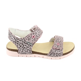Sandales roses Bartek à imprimé léopard 79183-BBK