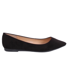 Ballerines noires pour femmes P3T1168-6 Black II Quality le noir