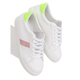 Baskets femme blanches WB811 BLANC / GRIS