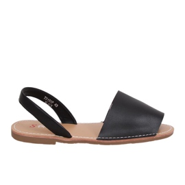 Sandales noires pour femmes TU150P Noir le noir