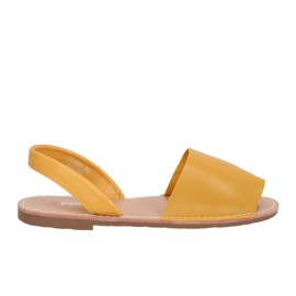 Sandales miel femme TU150P Jaune
