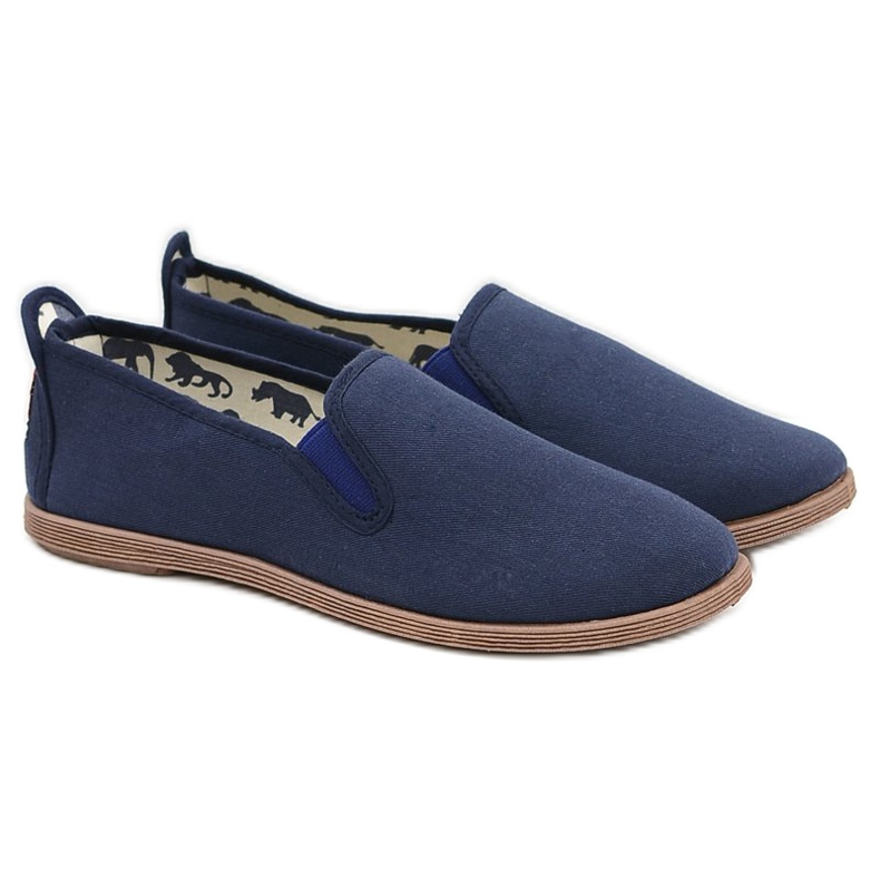 LIBRAPOP Espadrilles Livo Homme Textile Bleu Marine
