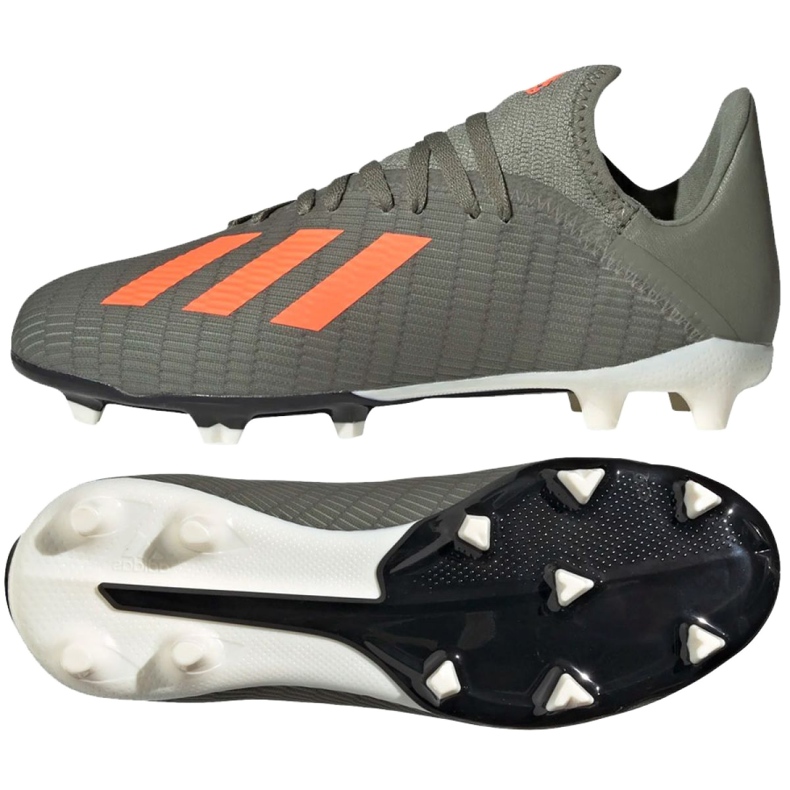 Chaussures de foot Adidas X 19.3 Fg Jr EF8374 kaki