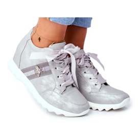 Baskets Femme M.DASZYŃSKI Gris SA170-2