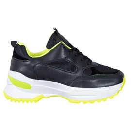 SHELOVET Baskets de sport noires