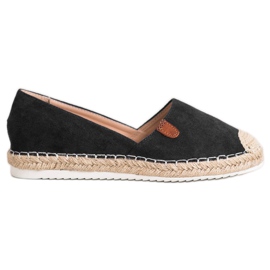 SHELOVET Espadrilles Classiques le noir