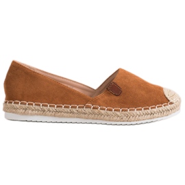 SHELOVET Espadrilles Classiques brun