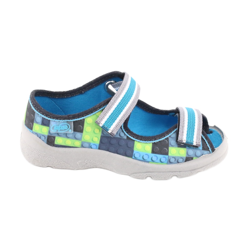 Chaussures enfant Befado 969X152 bleu gris
