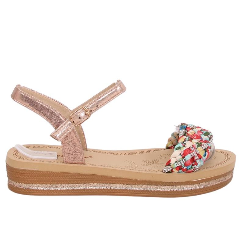 Sandales femme champagne CK151P Champagne rose