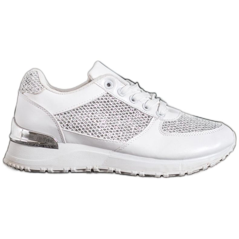 SHELOVET Chaussures de sport blanches élégantes SHELOVET Chaussures de sport blanches élégantes