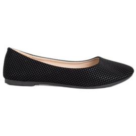 BAOLIKANG Ballerine Noire Avec Un Motif