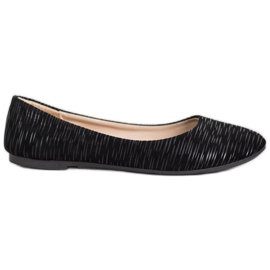 BAOLIKANG Ballerine Noire Avec Un Motif