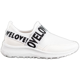 Weide Amour glissant blanc