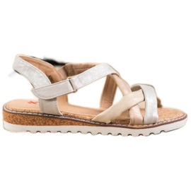 Kylie Sandales Avec Velcro multicolore