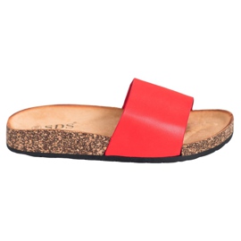 SDS Pantoufles Classiques rouge