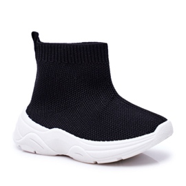 FRROCK Chaussures de sport hautes noires Viki pour enfants