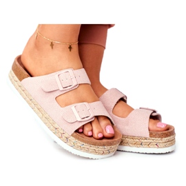 Chaussons Femme Big Star Rose FF274669 Chaussons Femme Big Star Rose FF274669