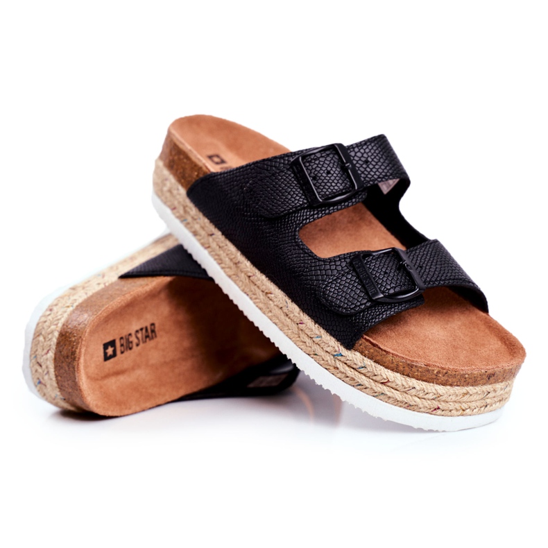 Chaussons Femme Big Star Noir FF274664 le noir Chaussons Femme Big Star Noir FF274664 le noir