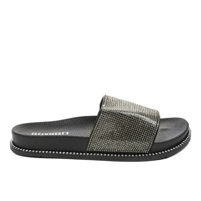 Chaussons brillants noirs RL216 le noir