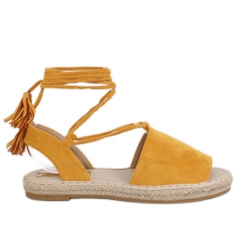 BB25 Espadrilles jaune miel pour femme