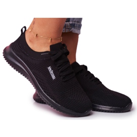 EVE Chaussures de sport légères pour femmes noires Faster
