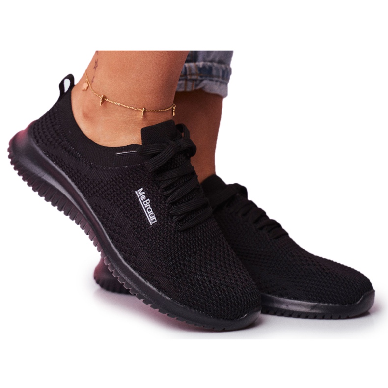 EVE Chaussures de sport légères pour femmes noires Faster le noir