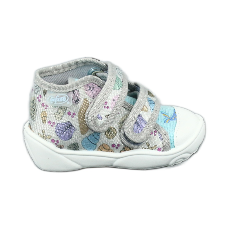 Chaussures enfant Befado 212P065 bleu gris