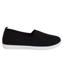 Baskets femme noires ZK097 Nero le noir