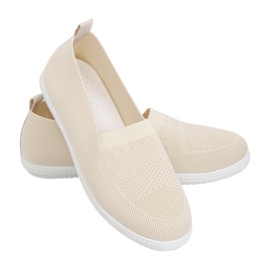 Baskets beiges femme ZK097 Beige