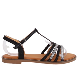 Sandales noires pour femmes S060123 Noir le noir