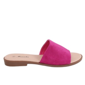 Chaussons femme fuchsia WL1606 Fuschia rose