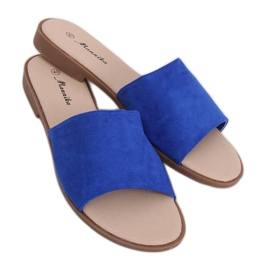 Chaussons femme cobalt WL1606 Bleu Royal