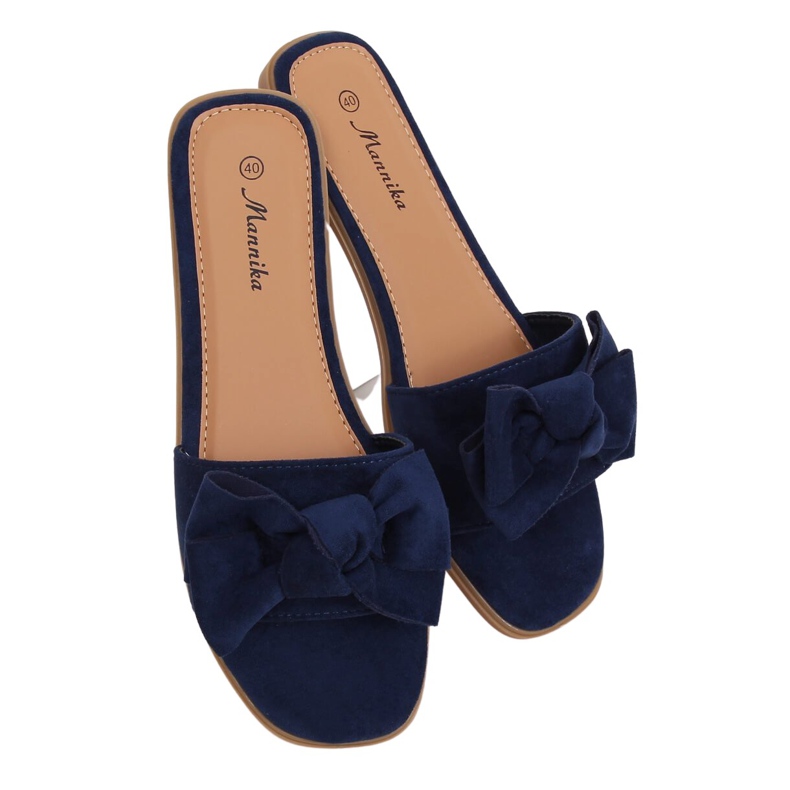 Chaussons femme bleu marine WL1607 Navy Chaussons femme bleu marine WL1607 Navy