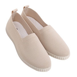 Baskets beiges femme beiges ZK118 Baskets beiges femme beiges ZK118