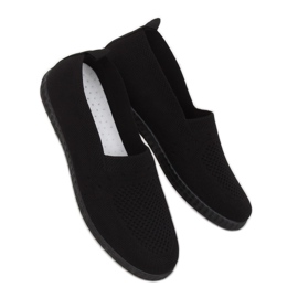 Baskets femme noires ZK116 Nero le noir