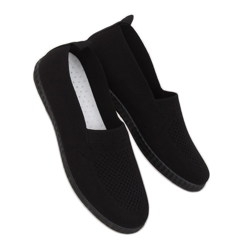 Baskets femme noires ZK116 Nero le noir Baskets femme noires ZK116 Nero le noir