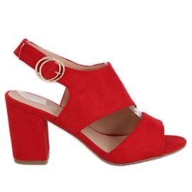 Sandales à talons rouges A8560 Rouge