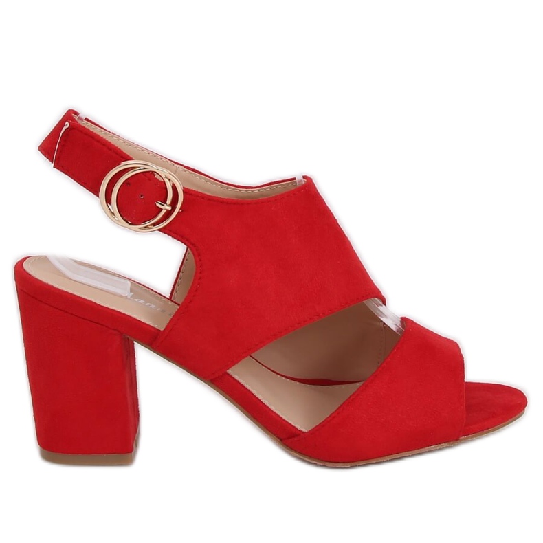 Sandales à talons rouges A8560 Rouge