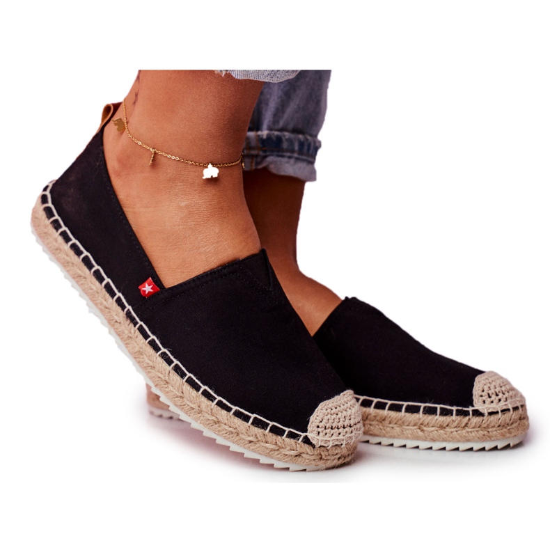 Espadrilles Femme Semelle Tressée Noir Big Star FF274A498 le noir Espadrilles Femme Semelle Tressée Noir Big Star FF274A498 le noir
