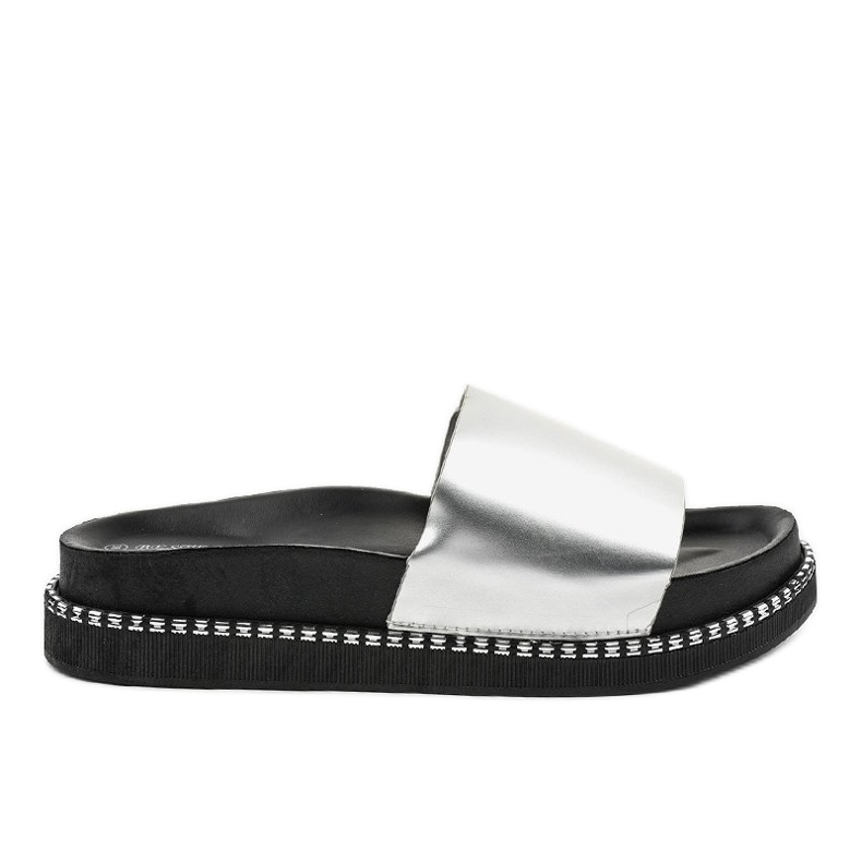 Chaussons CH-107 argent gris