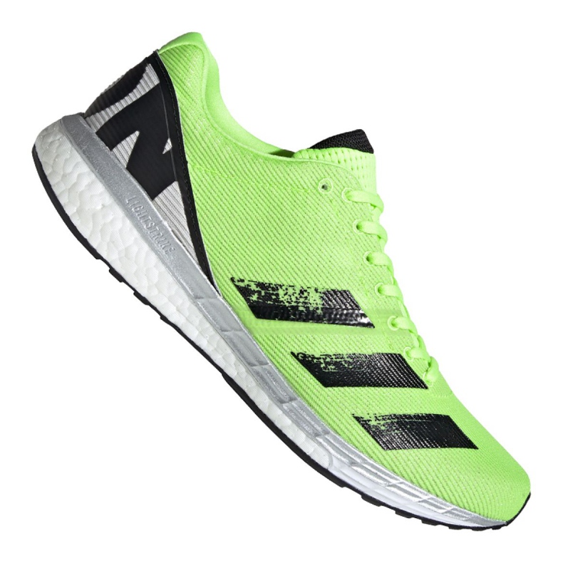 Adidas adizero Boston 8 M EG7894 chaussures vert Adidas adizero Boston 8 M EG7894 chaussures vert