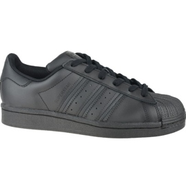 Chaussures Adidas Superstar Jr FU7713 le noir gris